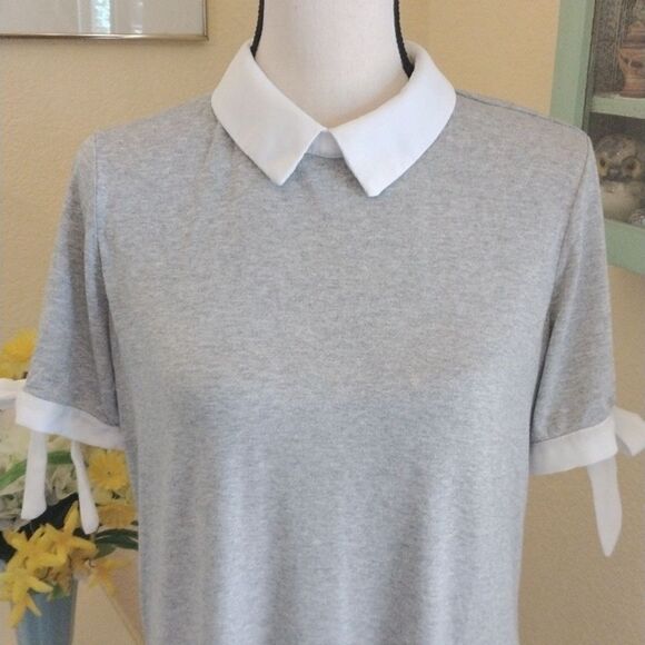 Misia Gray Knit Dress - Picture 2 of 12